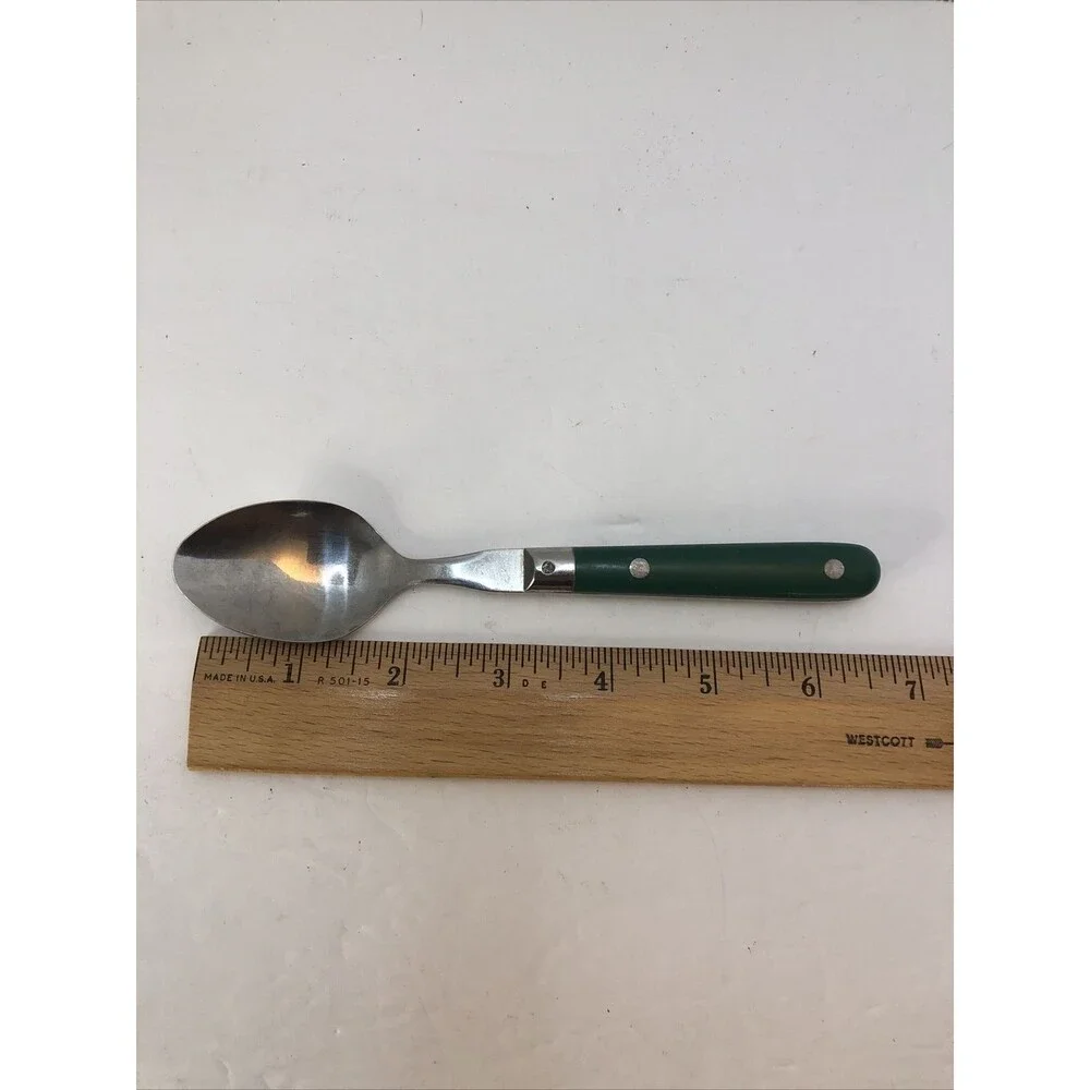 Green Mardi Gras Flatware SET OF 3 Washington Forge Spoons